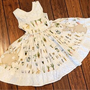🐰 Next White Bunny Dress, 4-5